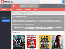 Tablet Screenshot of biggestmoviebox.com